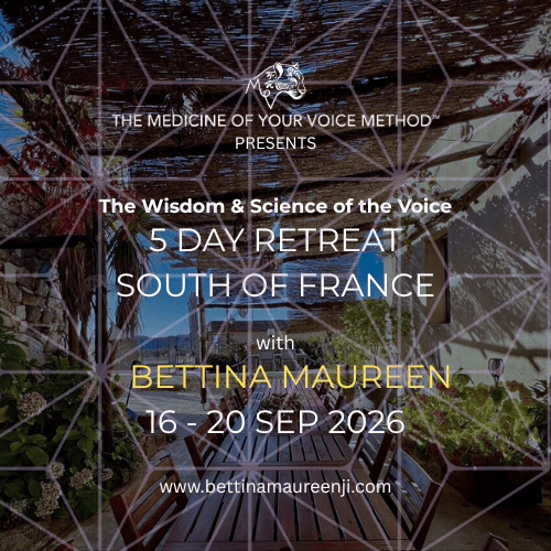 The Medicine of your Voice Method  Retreat 5 Day France Retreat | 16th – 20th of September 2026, La Soleillade en Cévennes, France