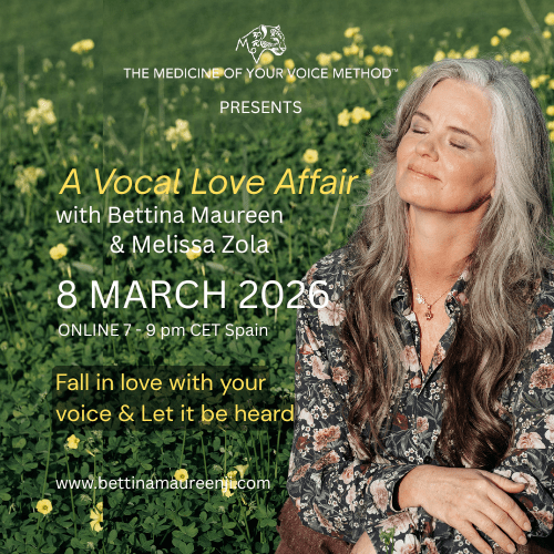 The Medicine of your Voice Method 2 hour Online Workshop | 8th of March 2026 | 7 pm CET