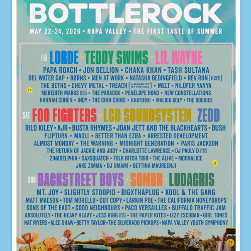 Concert Bettina Maureenji | 22-24 May 2026, Bottle Rock Festival, Napa Valley, CA